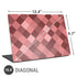 Autumn Red Geometric Universal Laptop 16.6in (13.4 x 9.7in) Skin